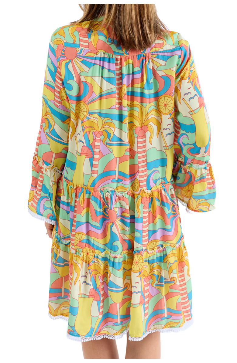 Kenny Flowers The Paradiso - Tunic Dress, Alternate, color, Yellow