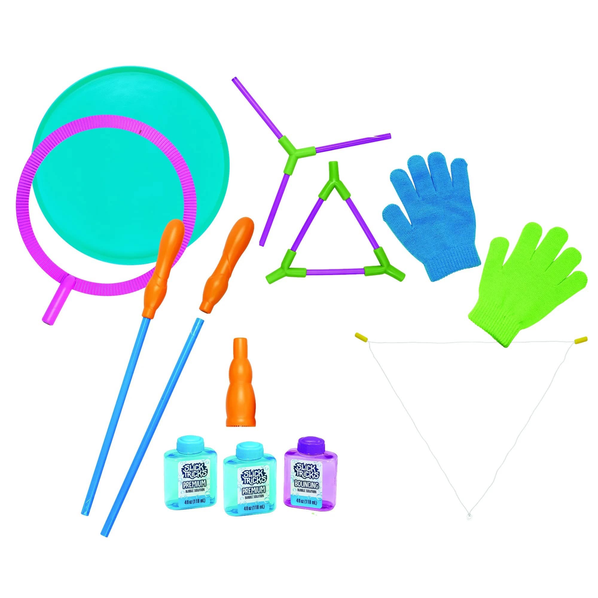 Little Kids Slick Tricks Bubble Blowing Level Up in Multicolored 