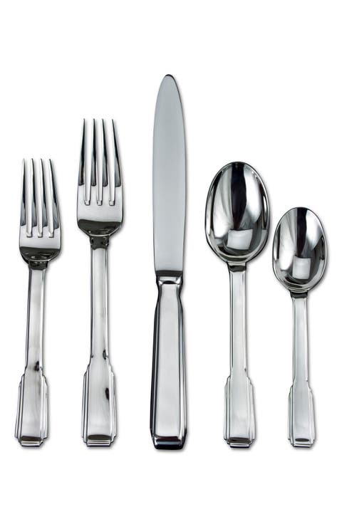 Art Deco 20-Piece Flatware Set