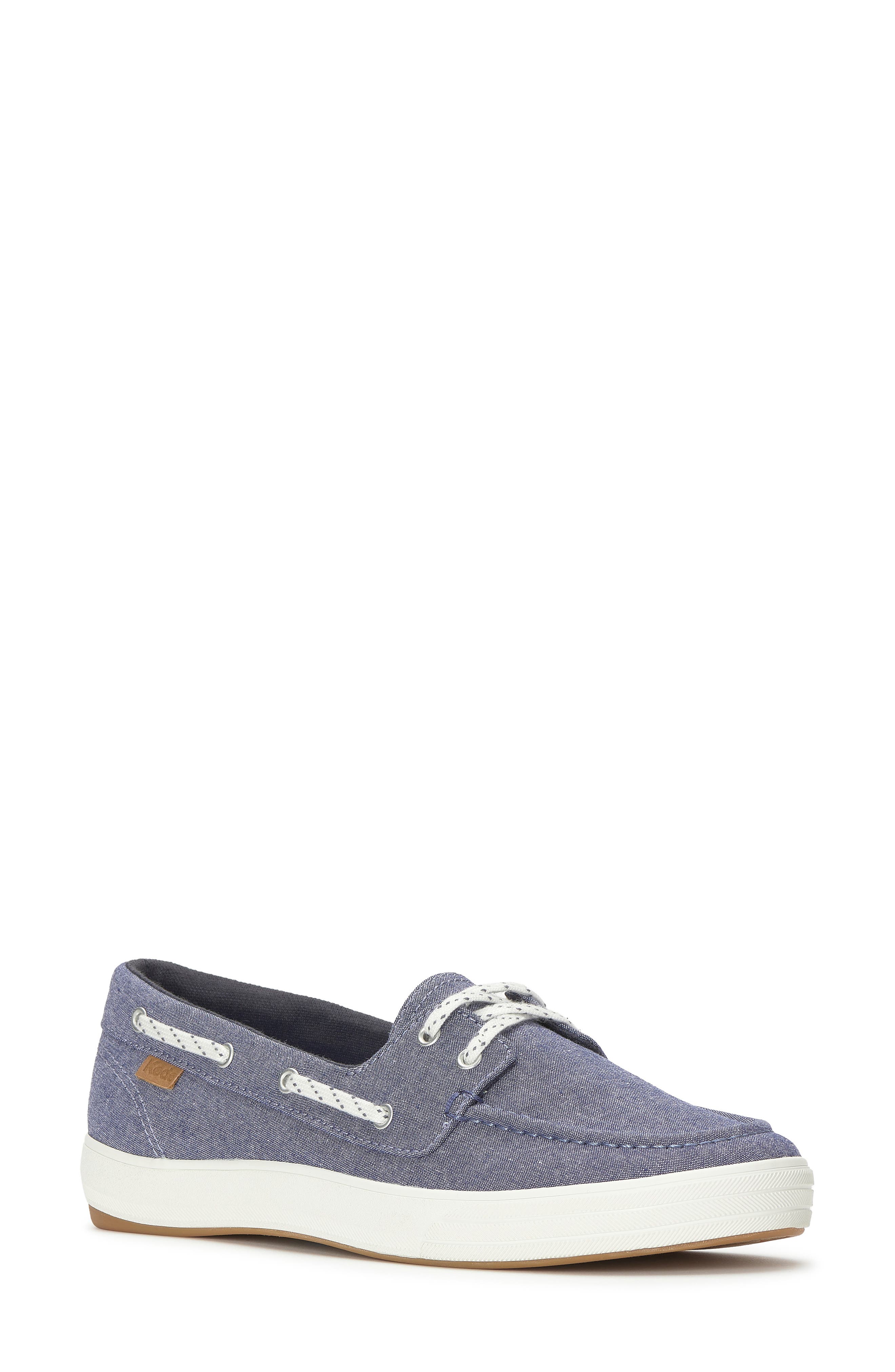 Keds<sup>®</sup> Center II Boat Shoe, Main, color, Blue