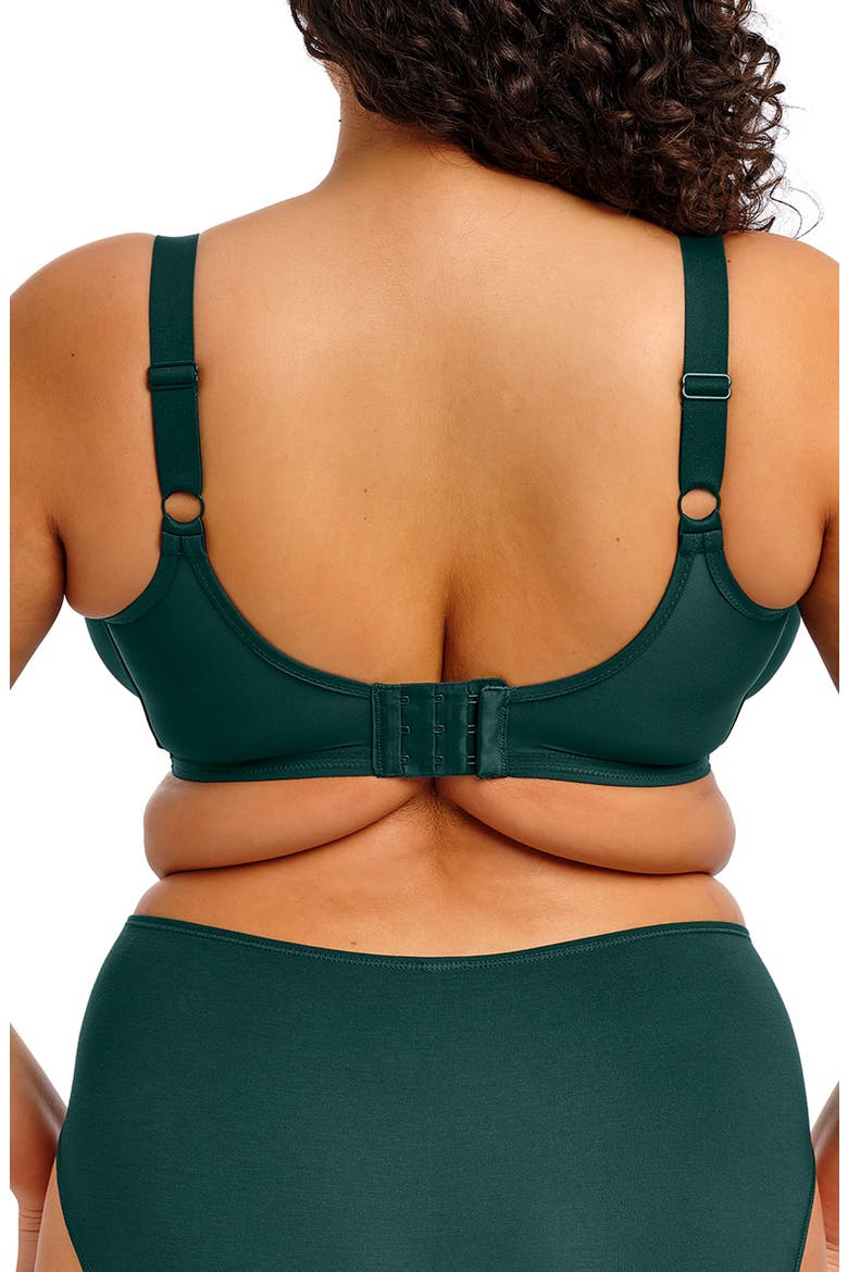 Smooth Underwire Bra, Alternate, color, DEEP EMERALD