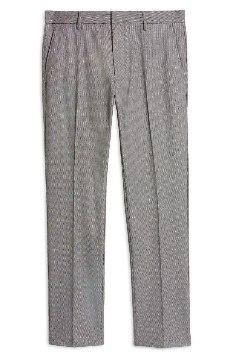 Nordstrom Men's Shop Non-Iron Athletic Fit Textured Pants, Alternate, color, 