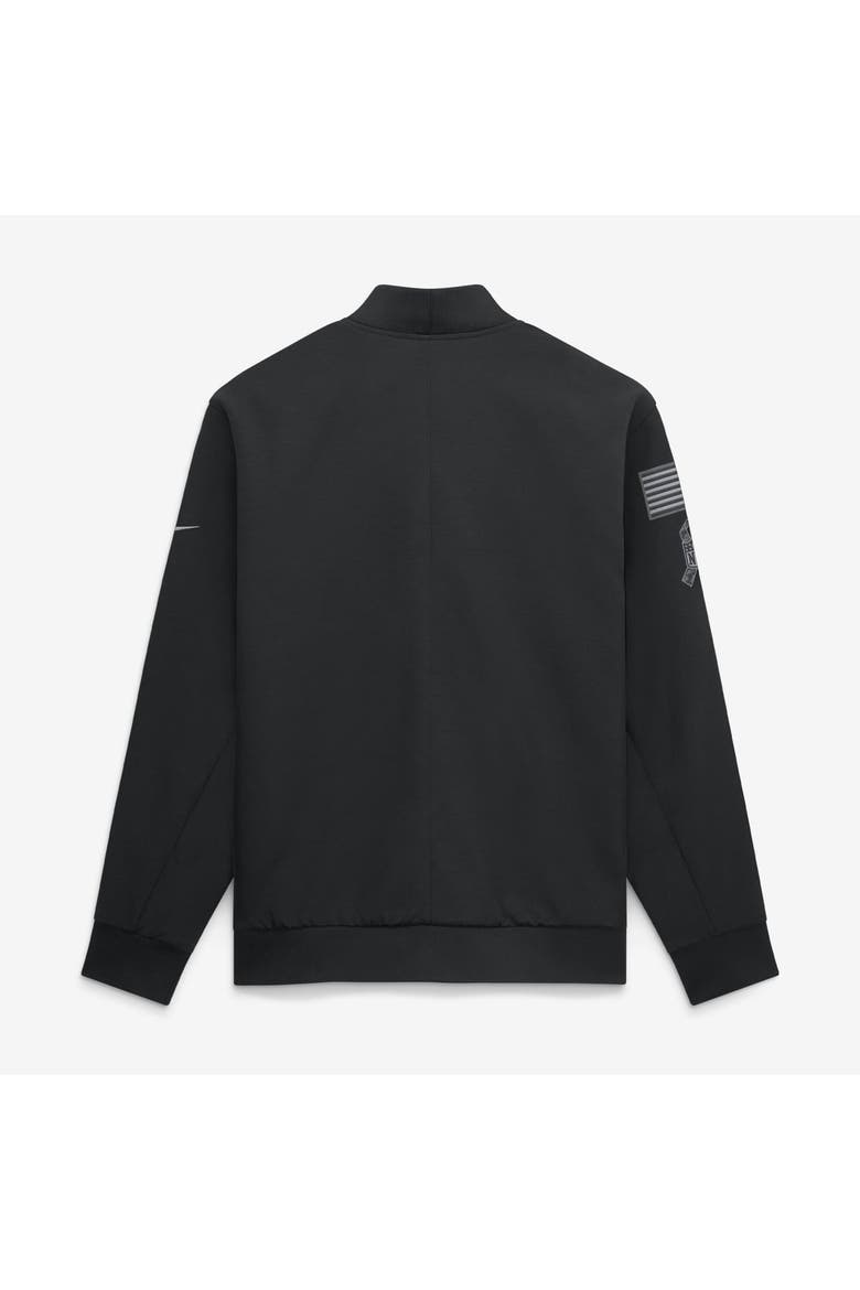 Men's Nike  Black Chicago Bears 2026 Salute to Service Sideline Full-Zip Bomber Jacket, Alternate, color, Black