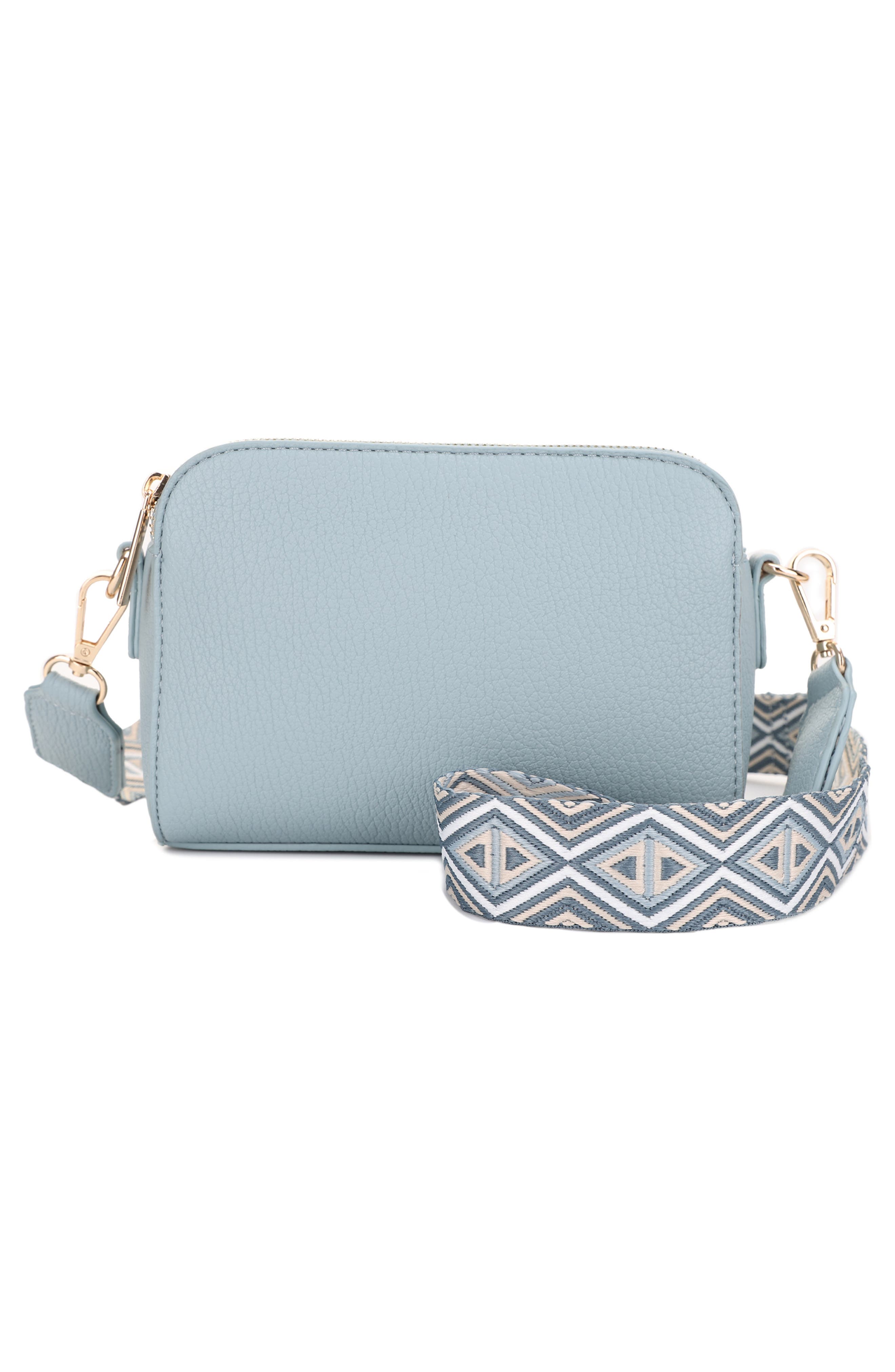Zahara Crossbody Bag, Alternate, color, DUSTY BLUE/TRI