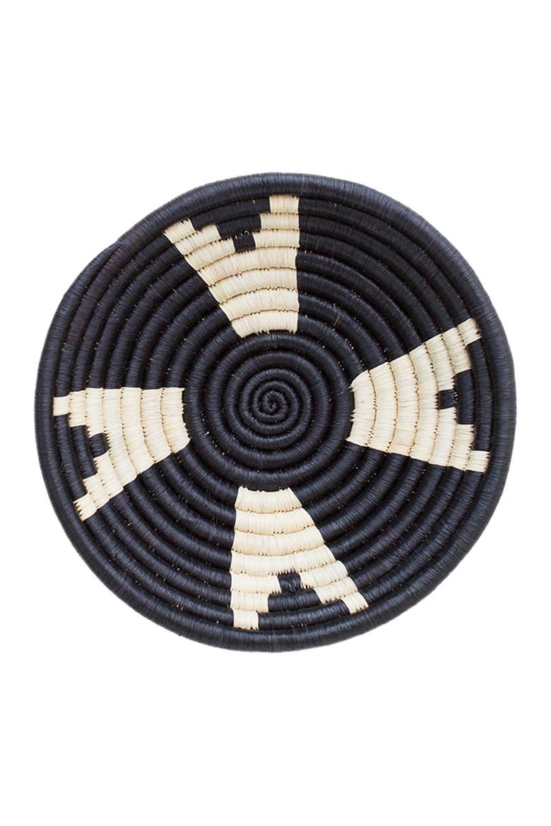 Mini Star Raffia Plateau, Main, color, Navy Blue