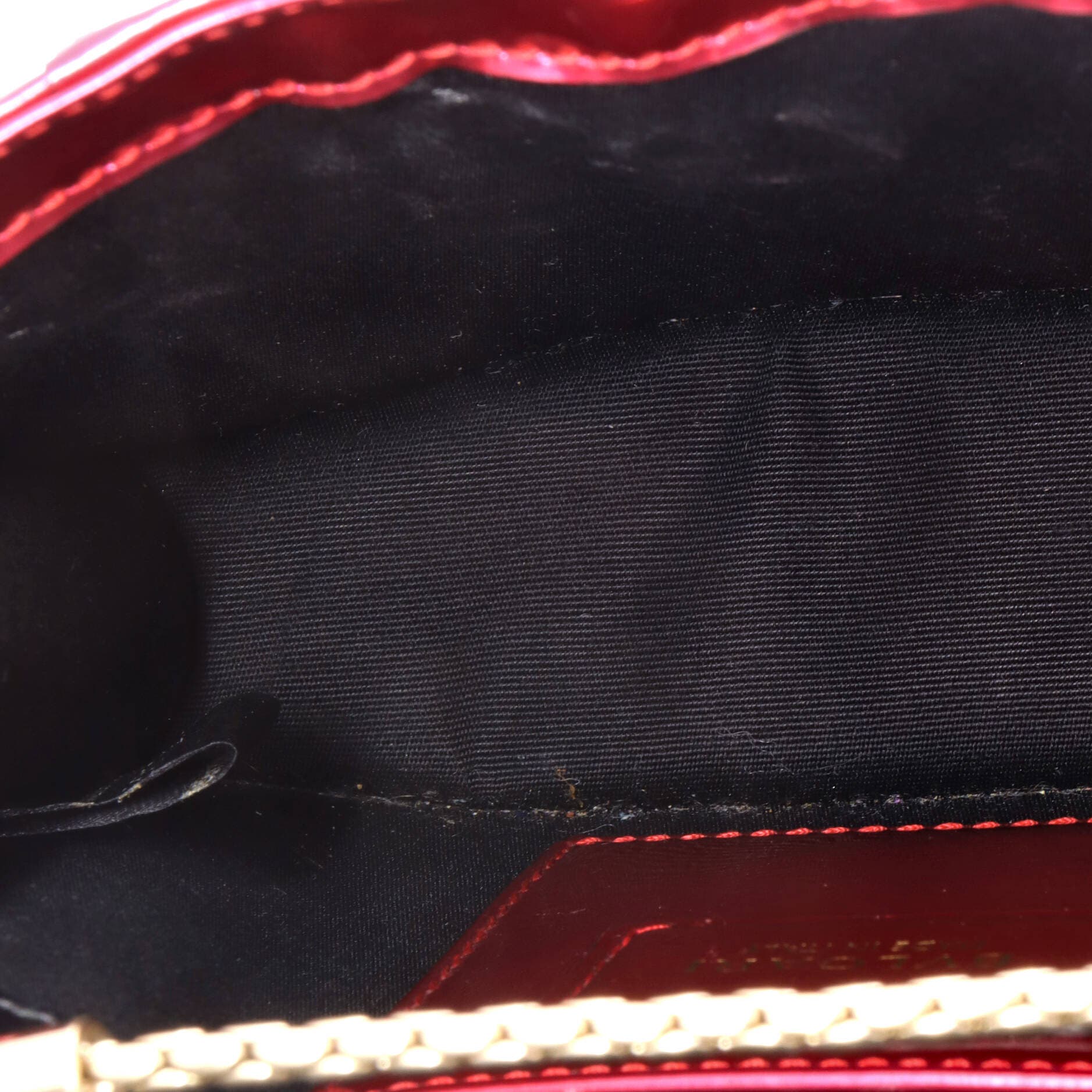 Serpenti Forever Square Shoulder Bag Metallic Leather Small, Alternate, color, Red