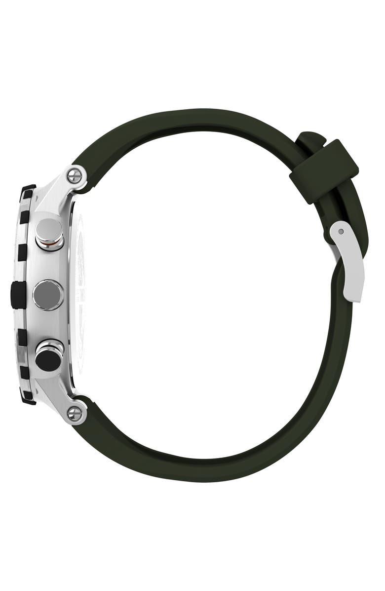 Timex<sup>®</sup> Expedition Tide Temp Compass 4 Silicone Strap Watch, 45mm, Alternate, color, 