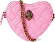 Kurt Geiger London Kensington Heart Quilted Leather Crossbody Bag