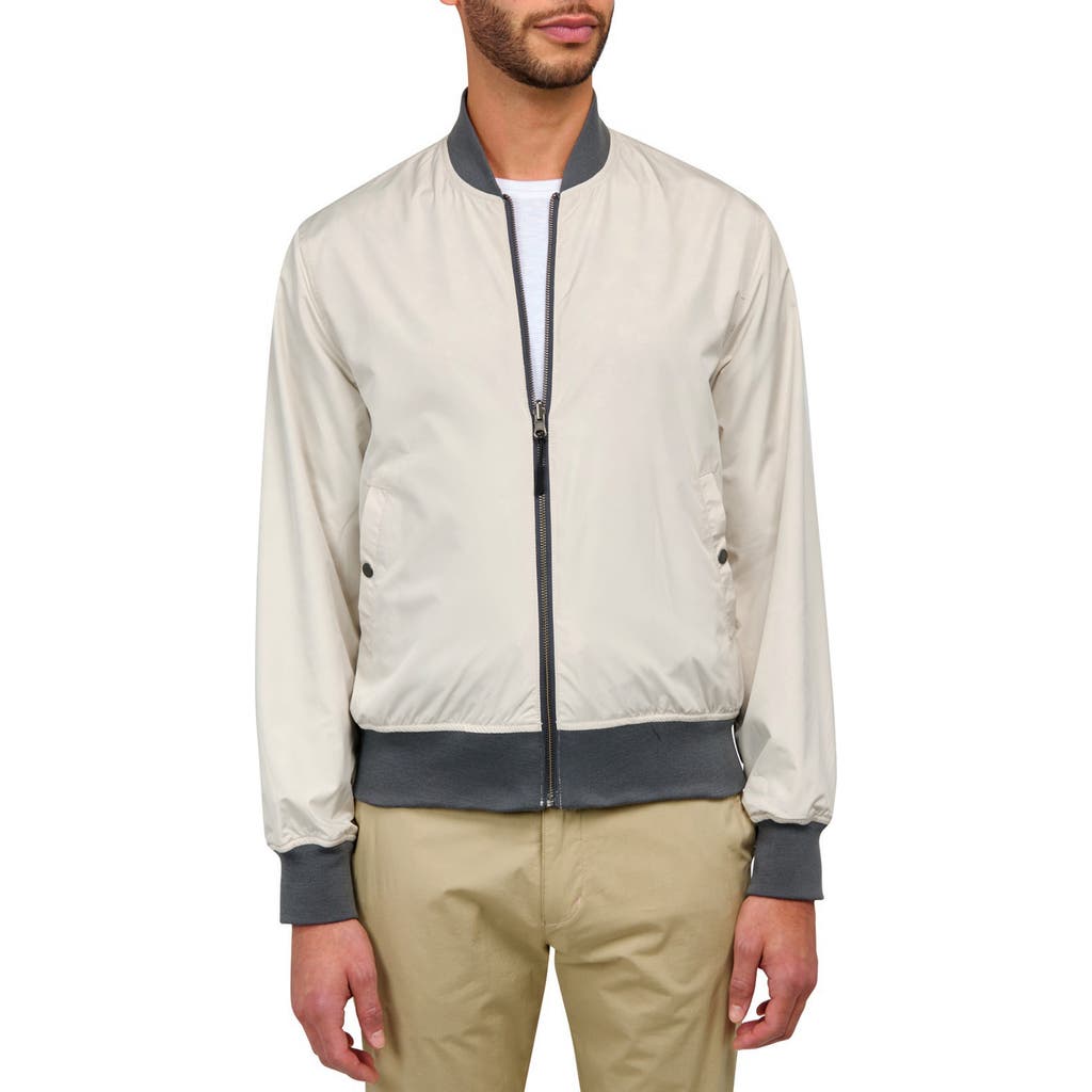 Brooklyn Brigade Floral Reversible Bomber In Beige