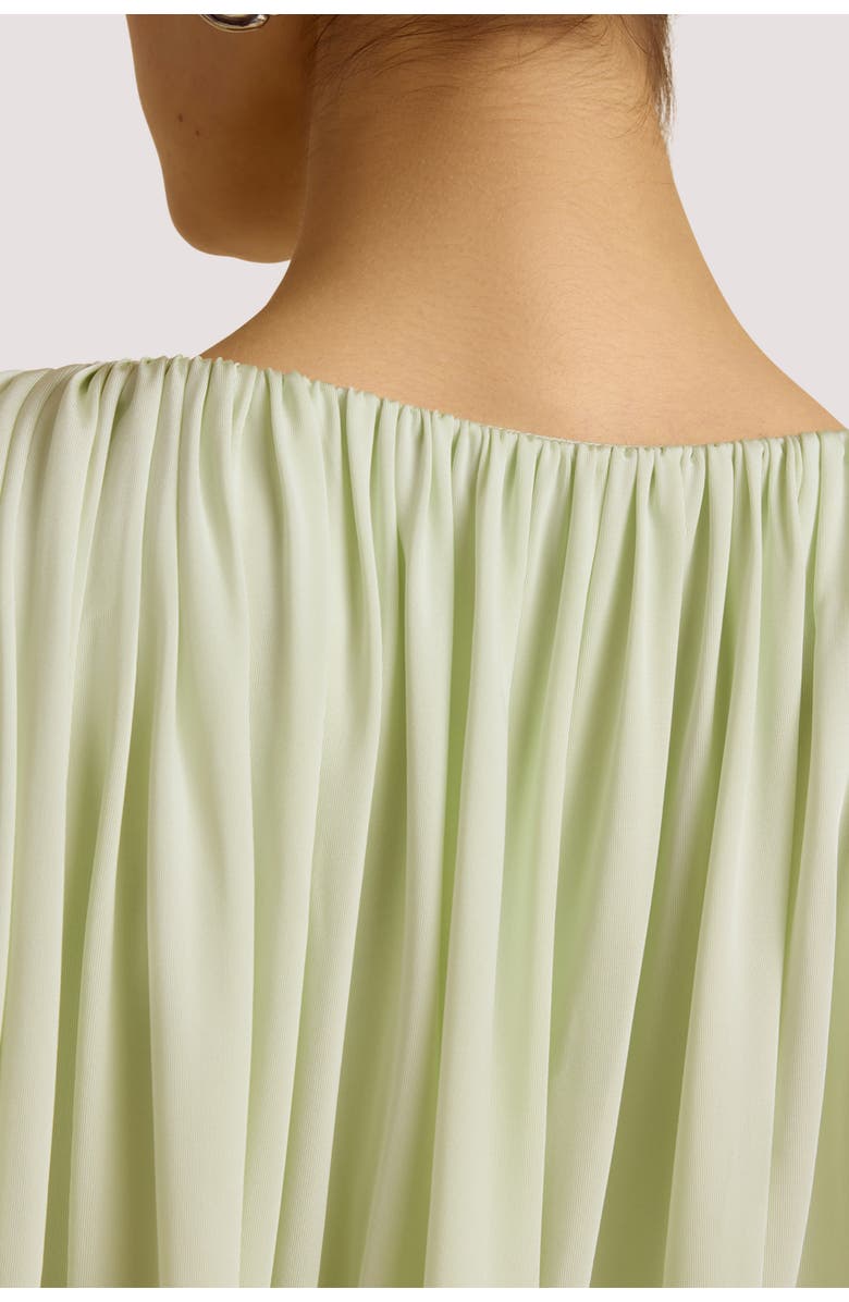 Marina Moscone Gathered Draped Top, Alternate, color, Hemlock