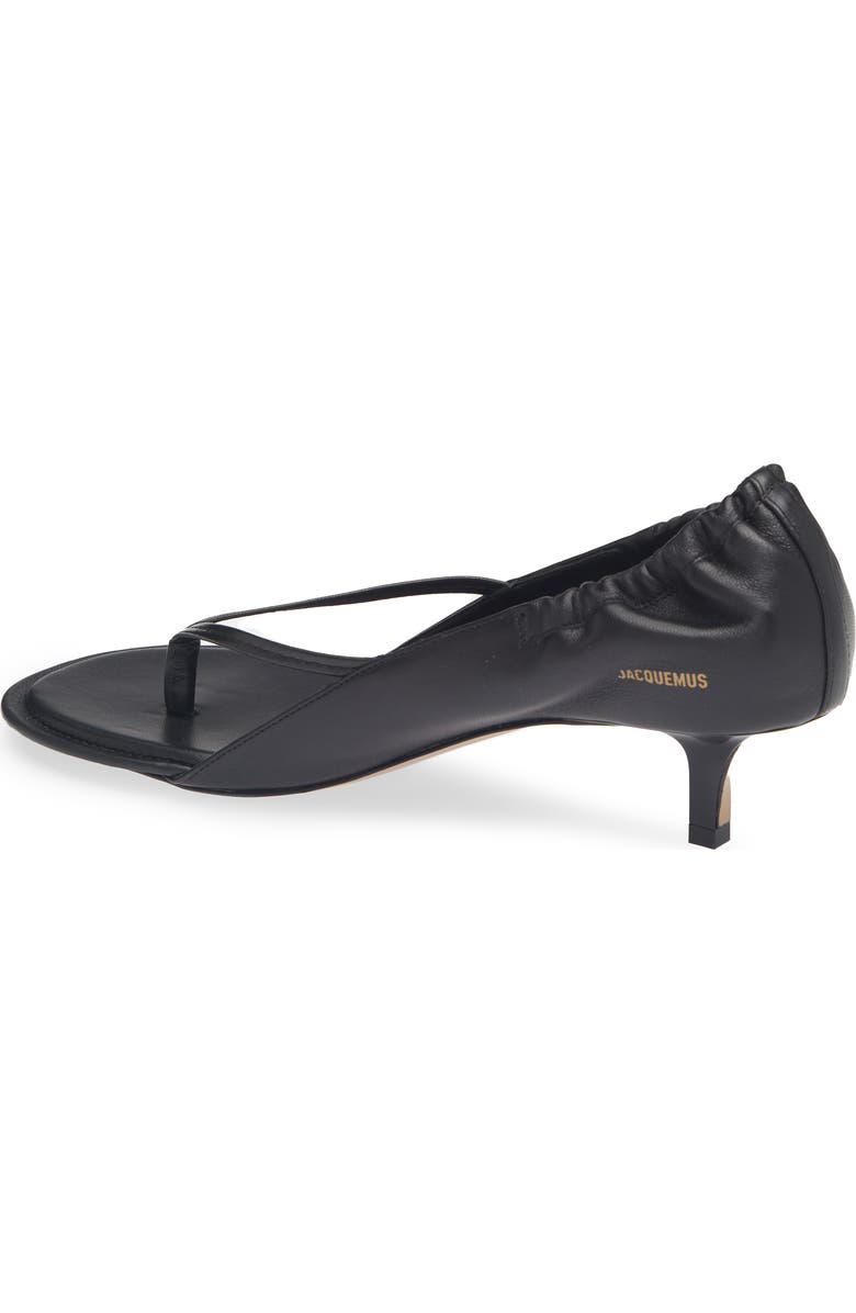 Jacquemus Les Sandales Kitten Heel Sandal, Alternate, color, Black