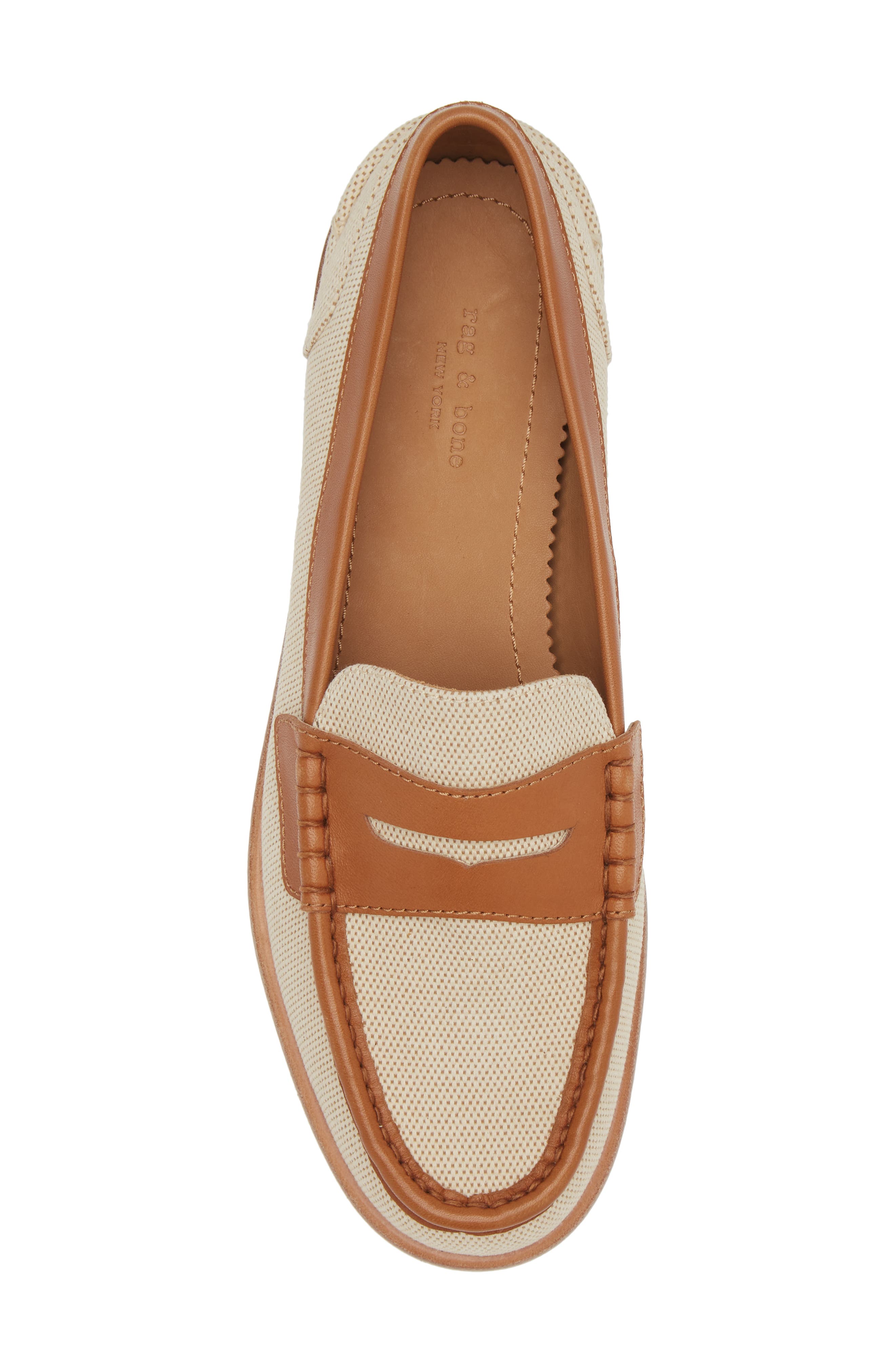 rag & bone Carter Penny Loafer, Alternate, color, 