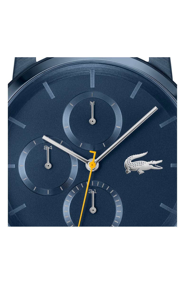 Lacoste Replay Chronograph Bracelet Watch, 44mm, Alternate, color, Blue