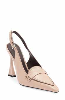 Jeffrey Campbell Judicial Slingback Loafer Pump