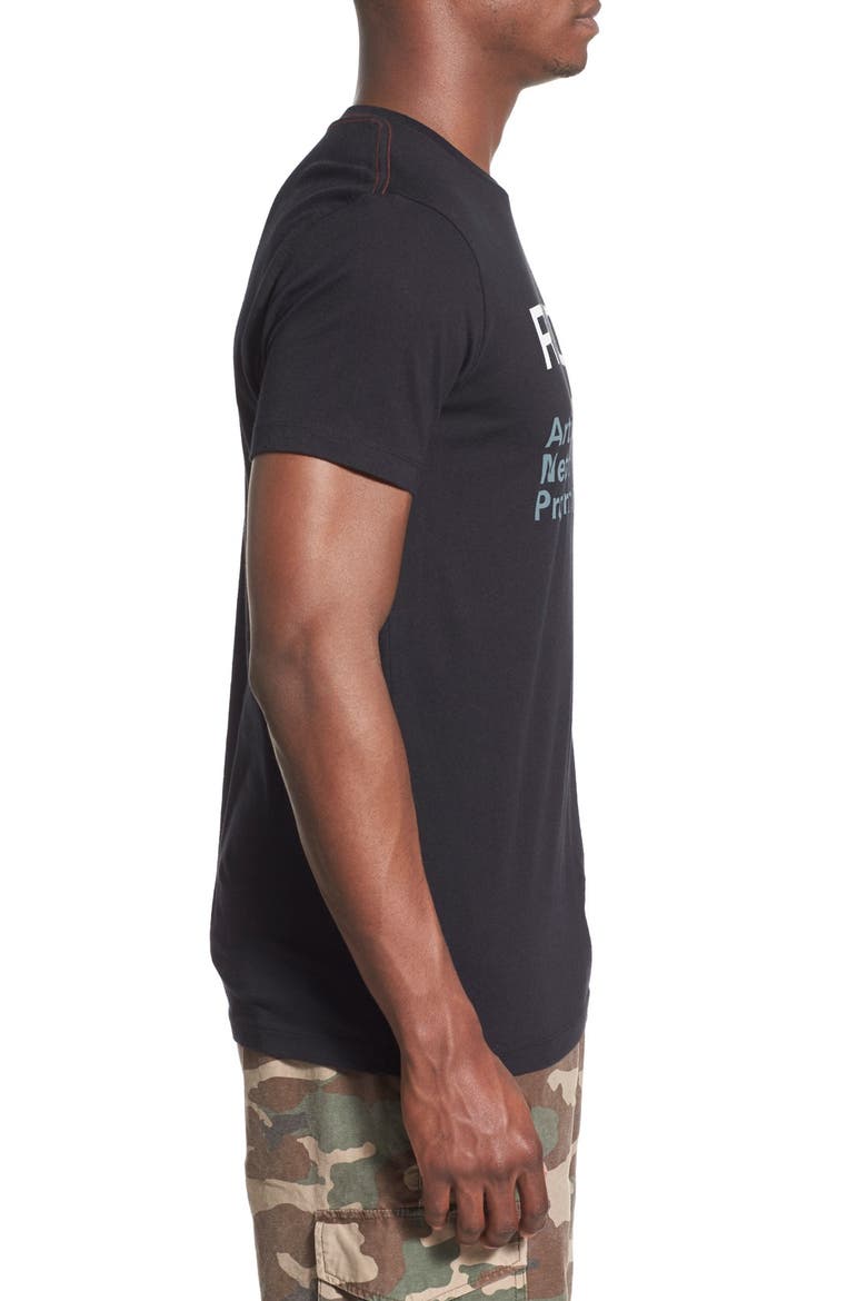 'Artist Network Program' Graphic T-Shirt, Alternate, color, BLACK