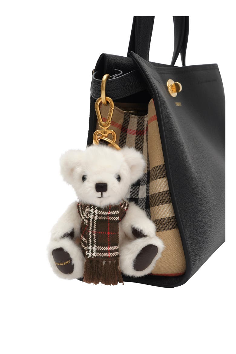 Thomas Bear Charm, Alternate, color, Chocolate brown