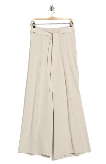 Nydj Pintuck Knit Wide Leg Pants In Neutral