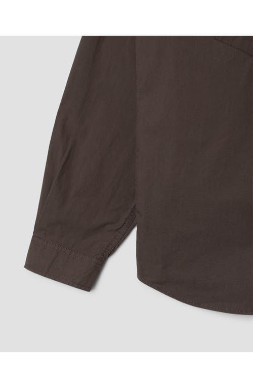 Stan Ray Embroidered Western Shirt In Washed Black Poplin