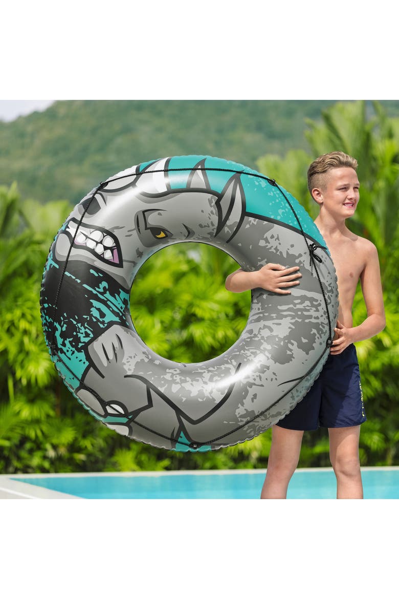 Rhino Rider Swim Tube 48" Ages 12+, Alternate, color, Gray
