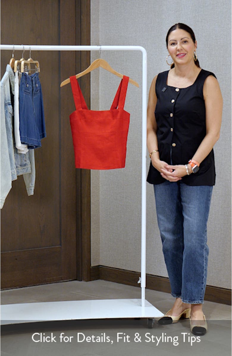 Darci Linen Tank, sales video thumbnail