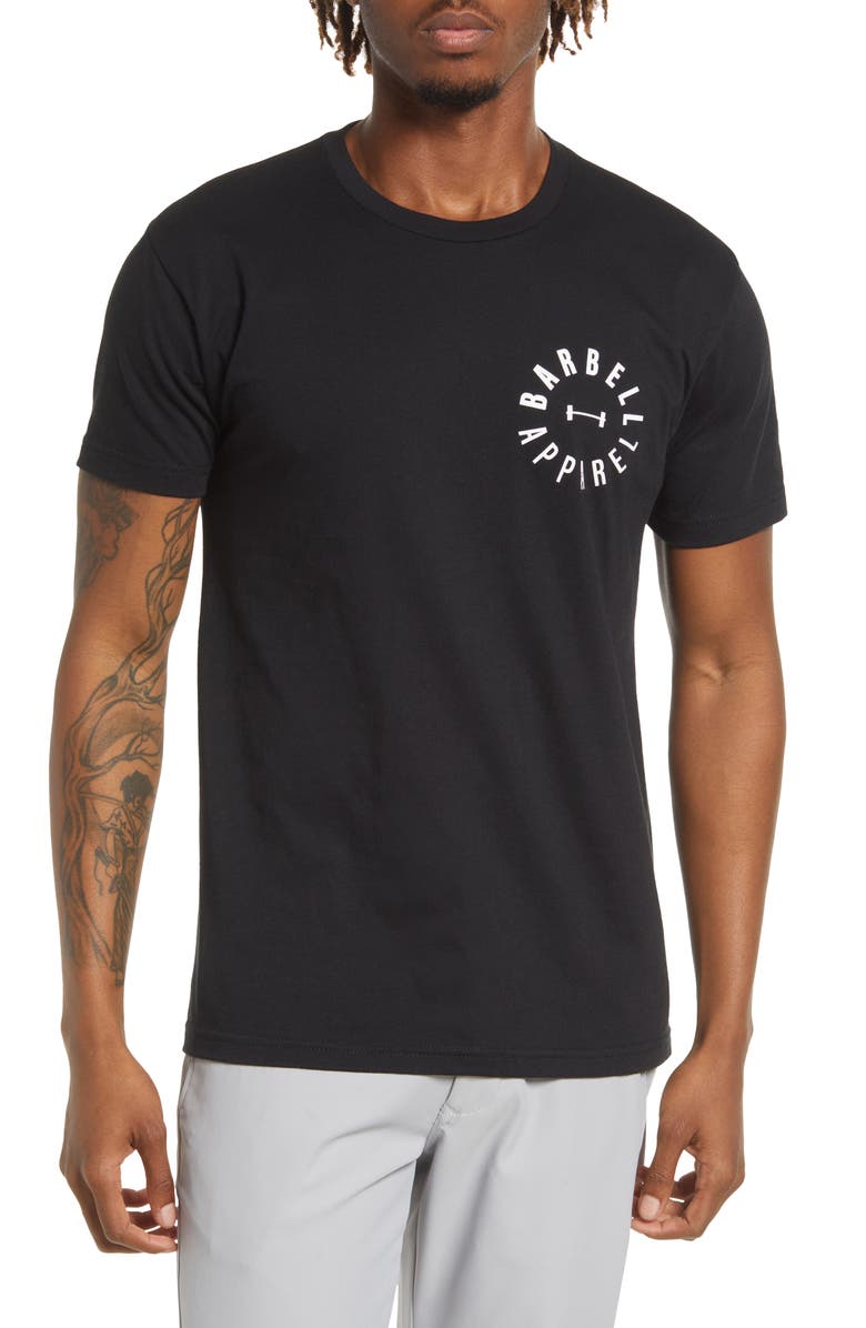 Barbell Apparel The Full Circle Cotton Blend Graphic Tee, Main, color, 