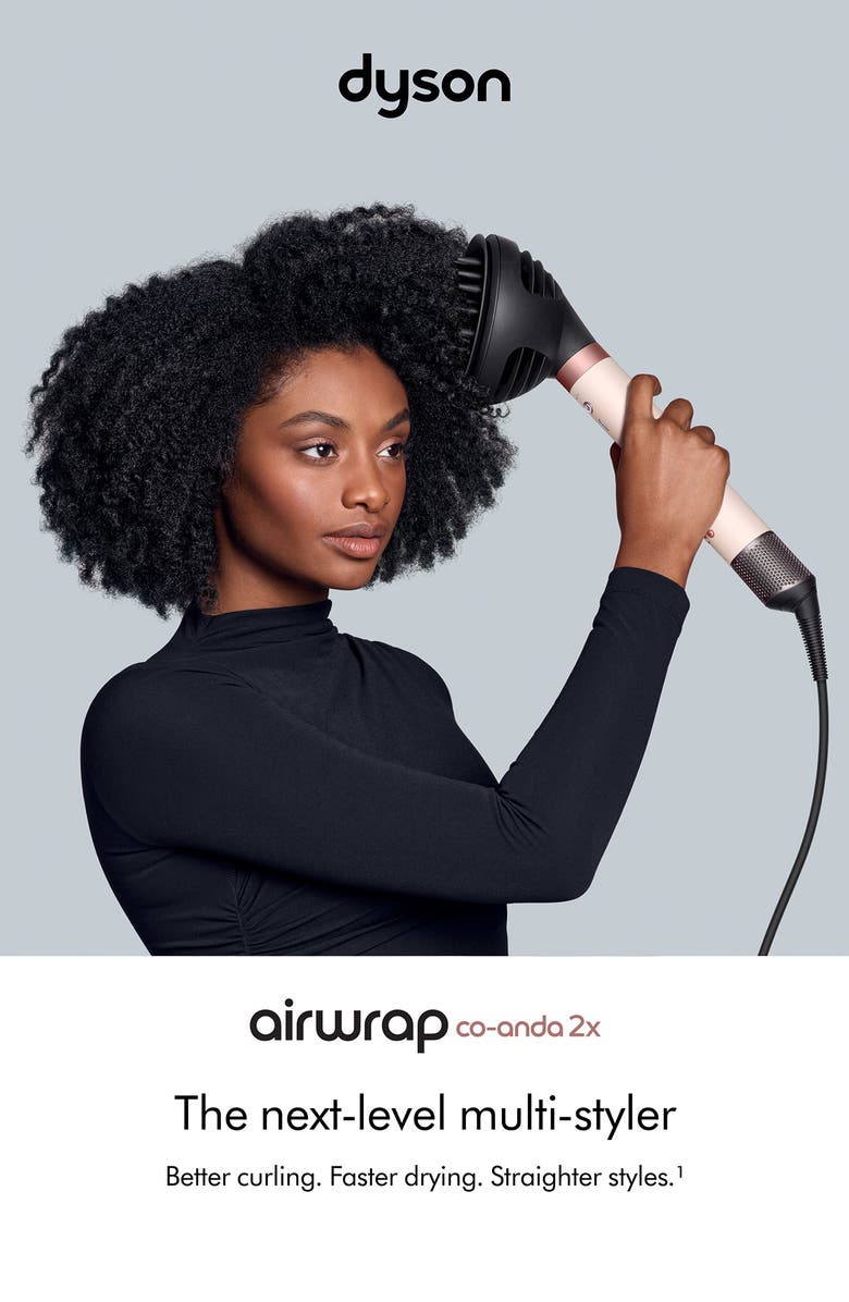 Dyson Airwrap Co-anda2x<sup>™</sup> Multi-Styler & Dryer Curly+Coily in Ceramic Pink & Rose Gold, Alternate, color, Ceramic Pink/ Rose Gold