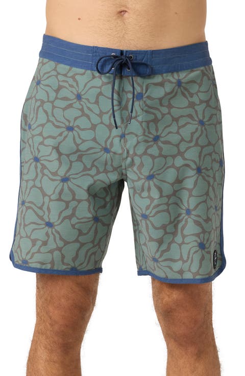 OG Print Scallop Swim Trunks