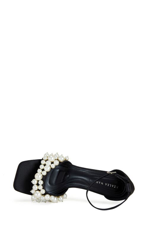 Azalea Wang Romily Ankle Strap Sandal In Black