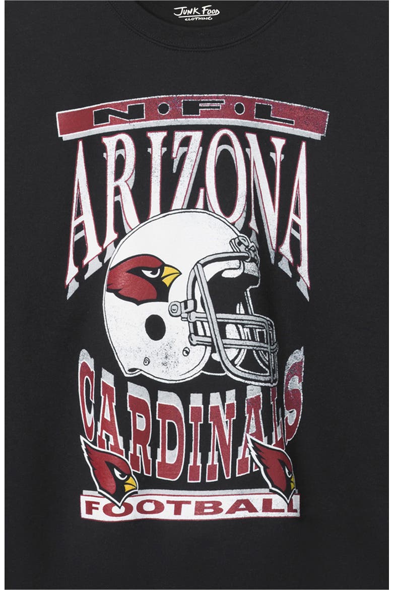 Arizona Cardinals Throwback Helmet Cotton Graphic T-Shirt, Alternate, color, BLACK
