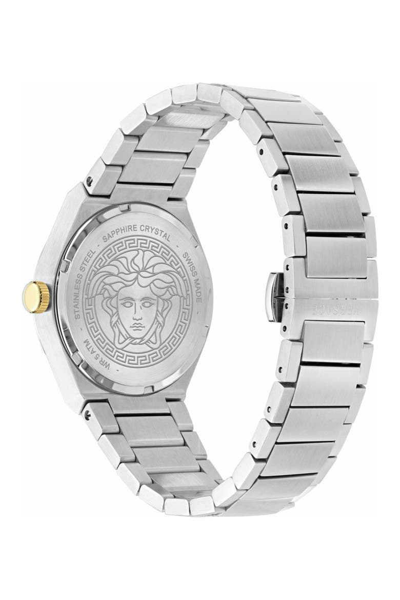 V-Leo Bracelet Watch, 39mm, Alternate, color, STEEL