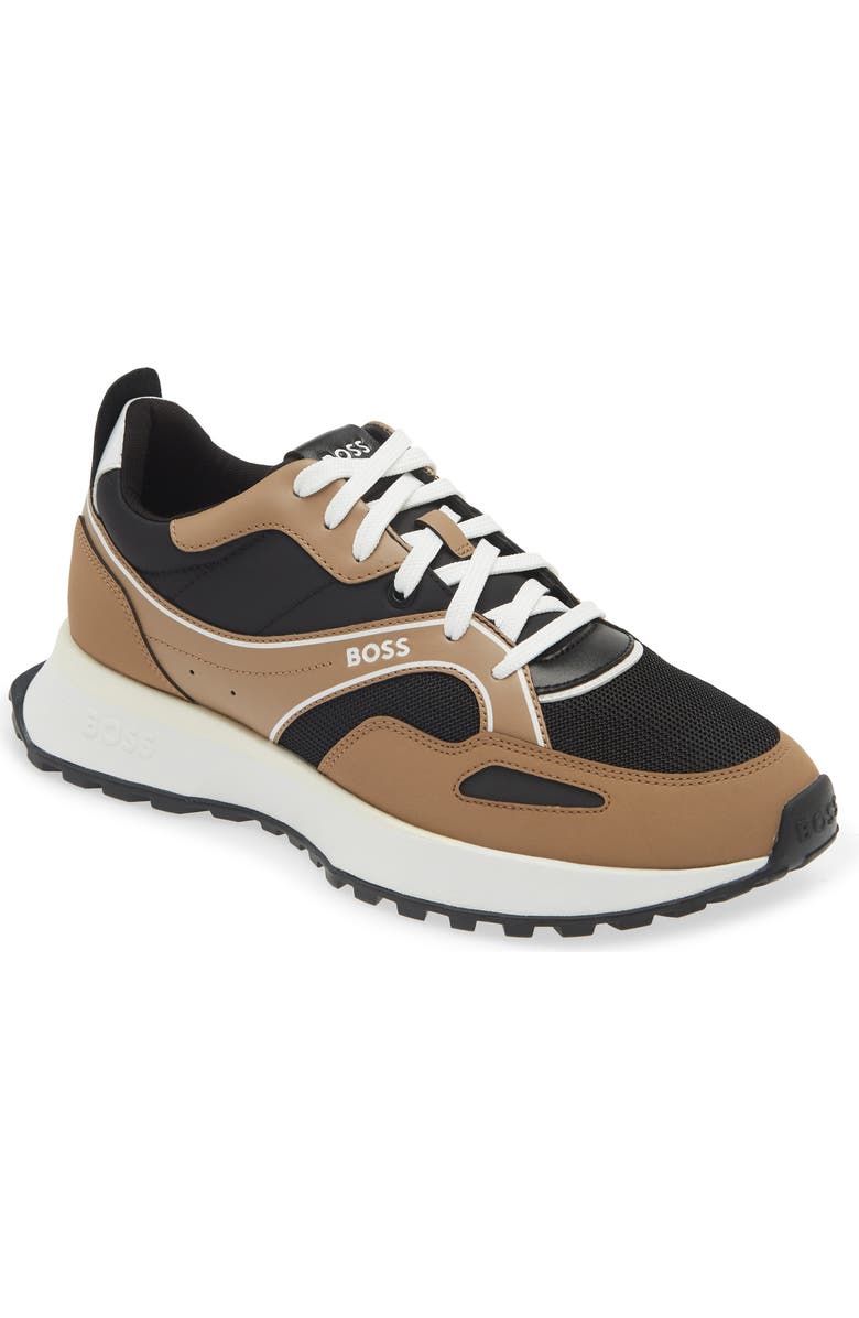 BOSS Jonah Runn MX Sneaker, Main, color, Open Beige