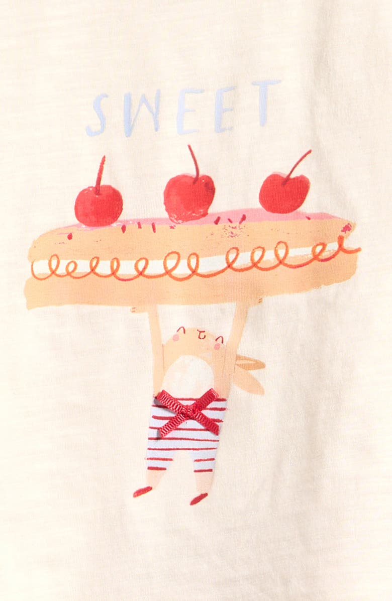 NEXT Kids' Graphic T-Shirt & Seersucker Shorts Set, Alternate, color, Neutral