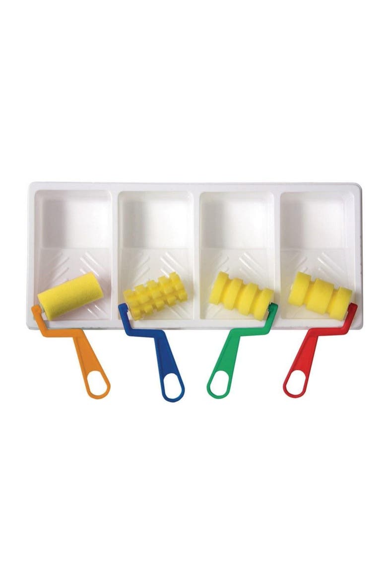 Dip and Dab Sponge Painting Class Kit, Alternate, color, Multicolored