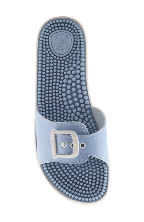 Flexus By Spring Step Sabala Slide Sandal In Blue