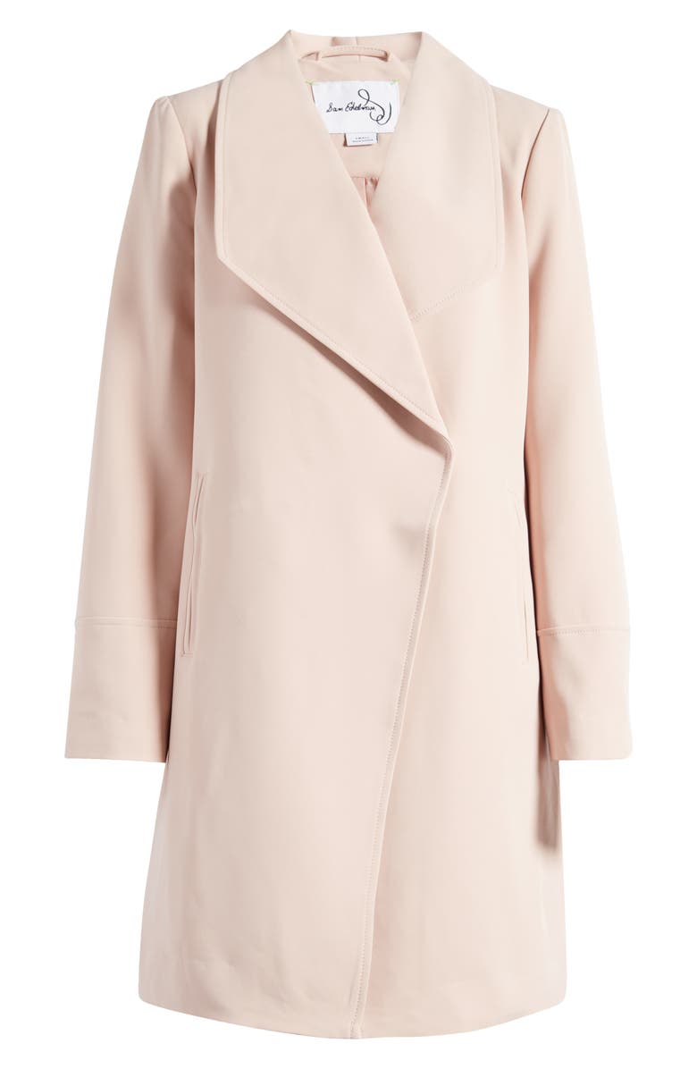 Sam Edelman Drape Front Coat, Alternate, color, Pink Lotus