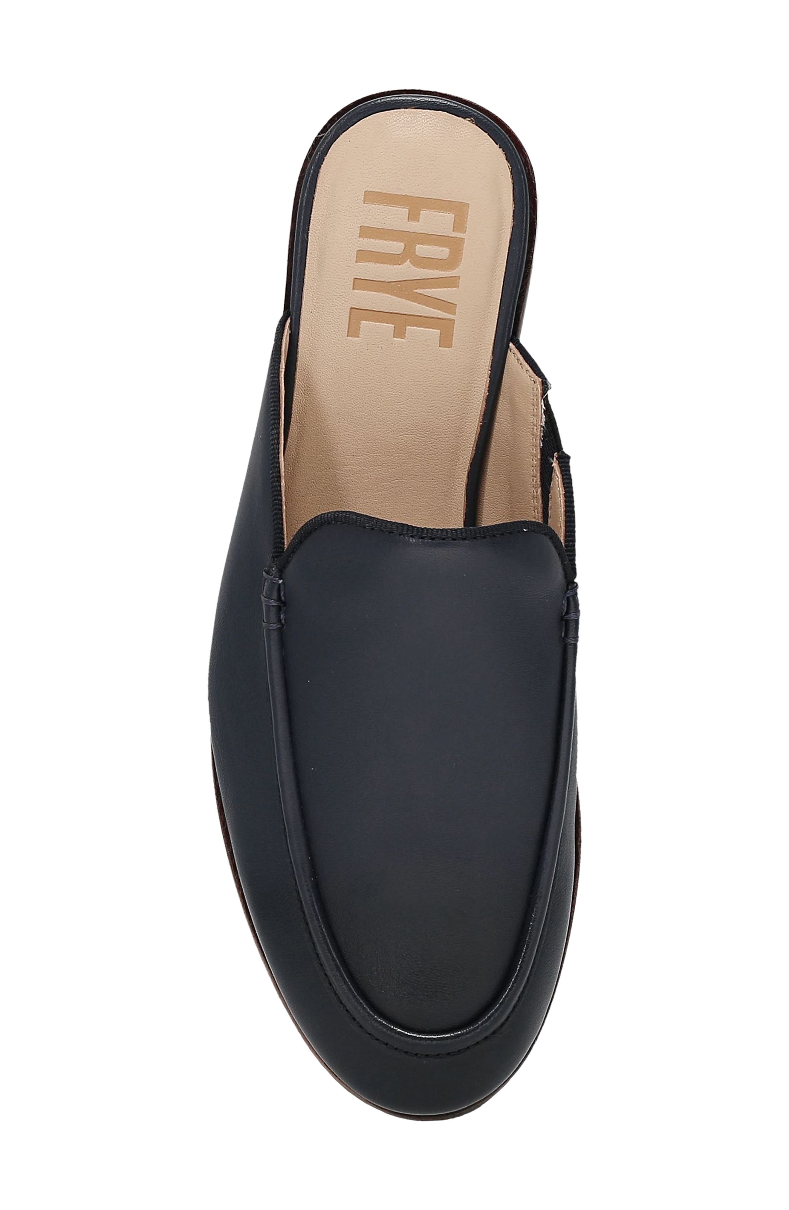 Faith Flat Mule, Alternate, color, NAVY