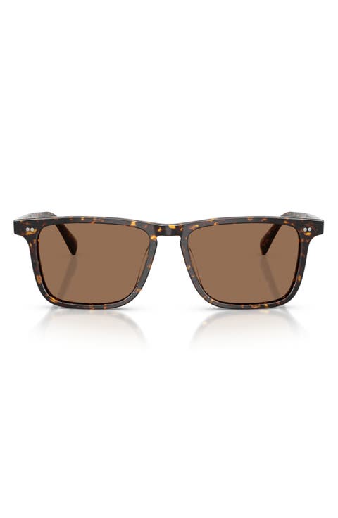 Gender Inclusive Brano 53mm Rectangular Sunglasses