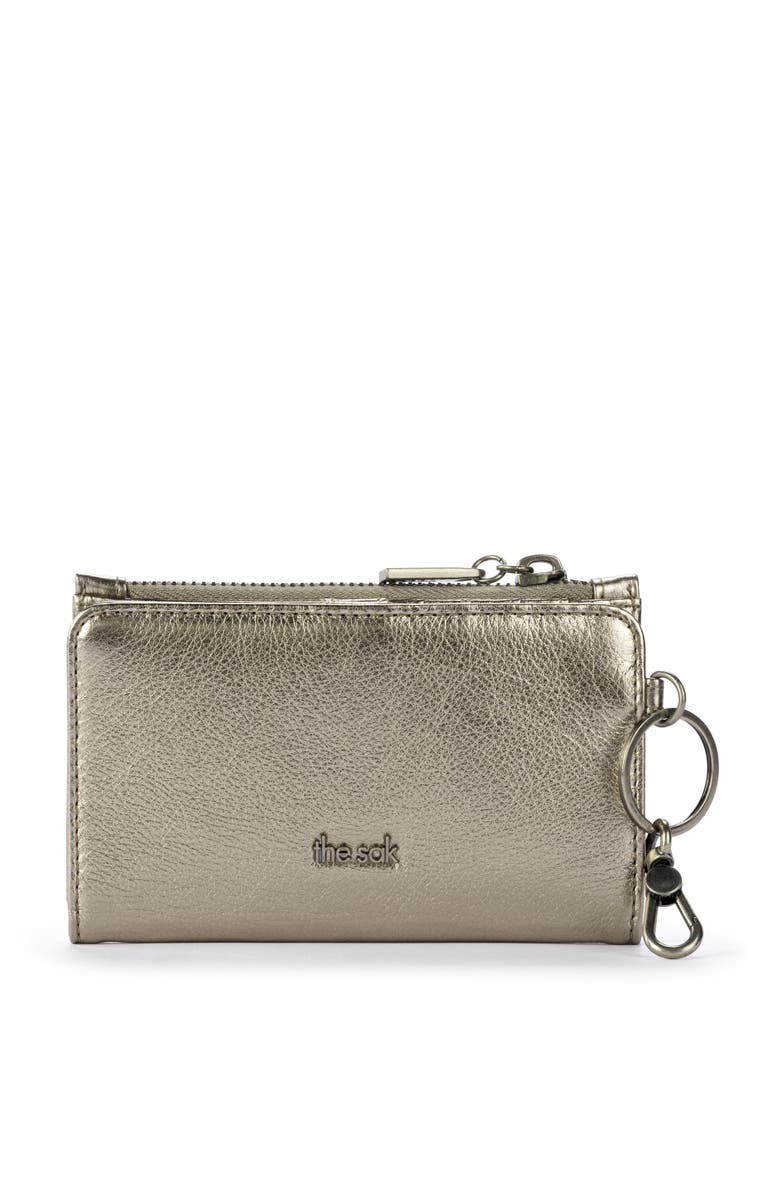 The Sak Encino Leather Card Wallet, Alternate, color, Pyrite