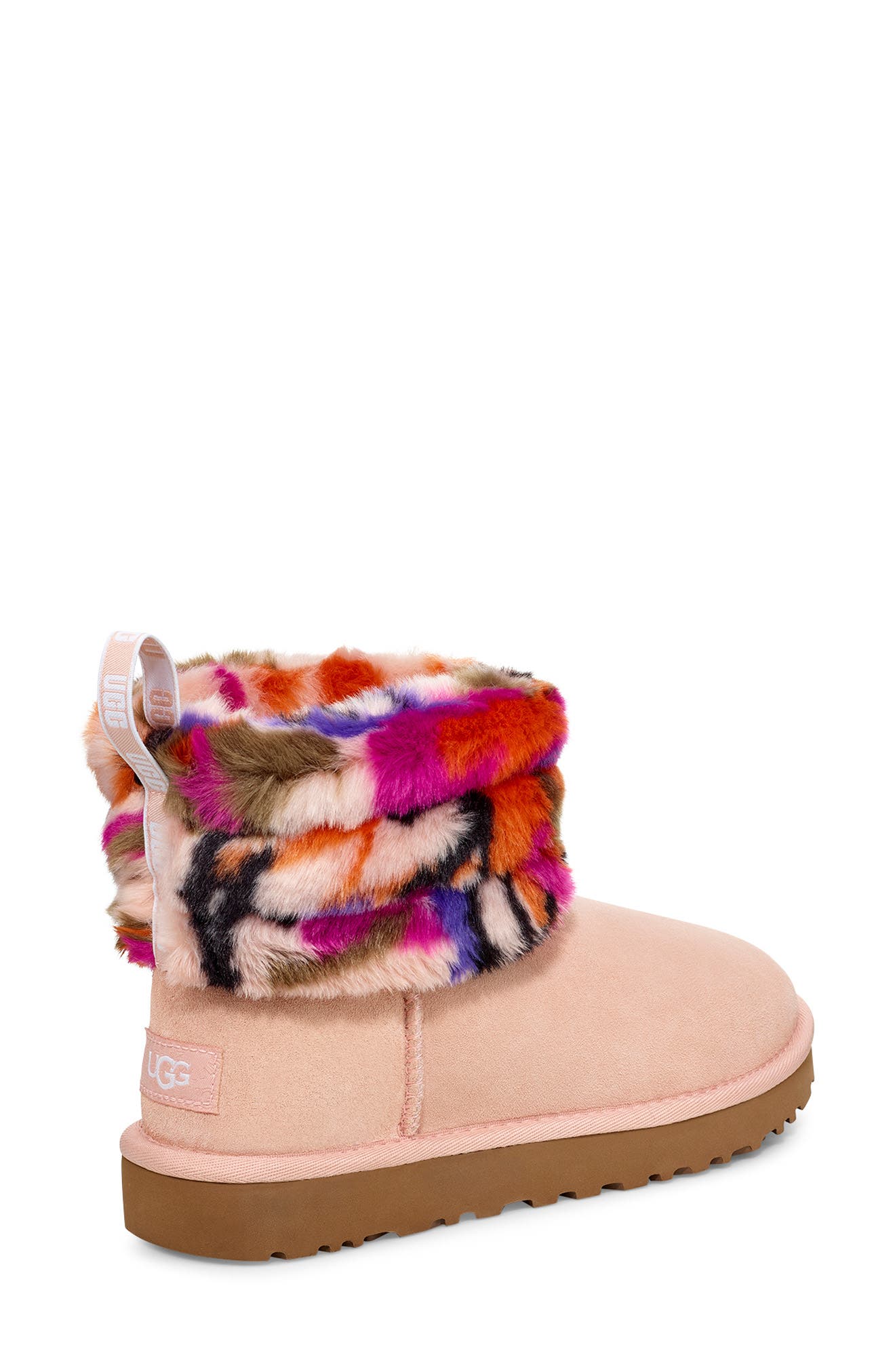 UGG<sup>®</sup> Classic Mini Fluff Quilted Boot, Alternate, color, 