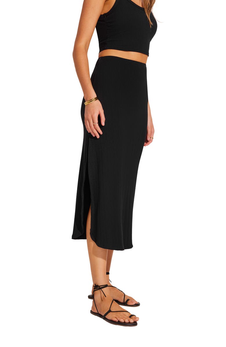 Vitamin A<sup>®</sup> Thalia Rib Midi Skirt, Alternate, color, 