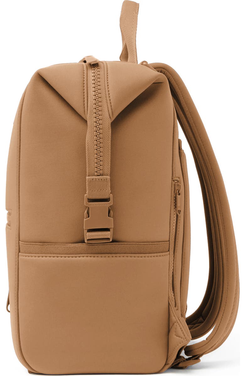 Dagne Dover Indi Large Water Resistant Scuba Knit Diaper Backpack, Alternate, color, Camel