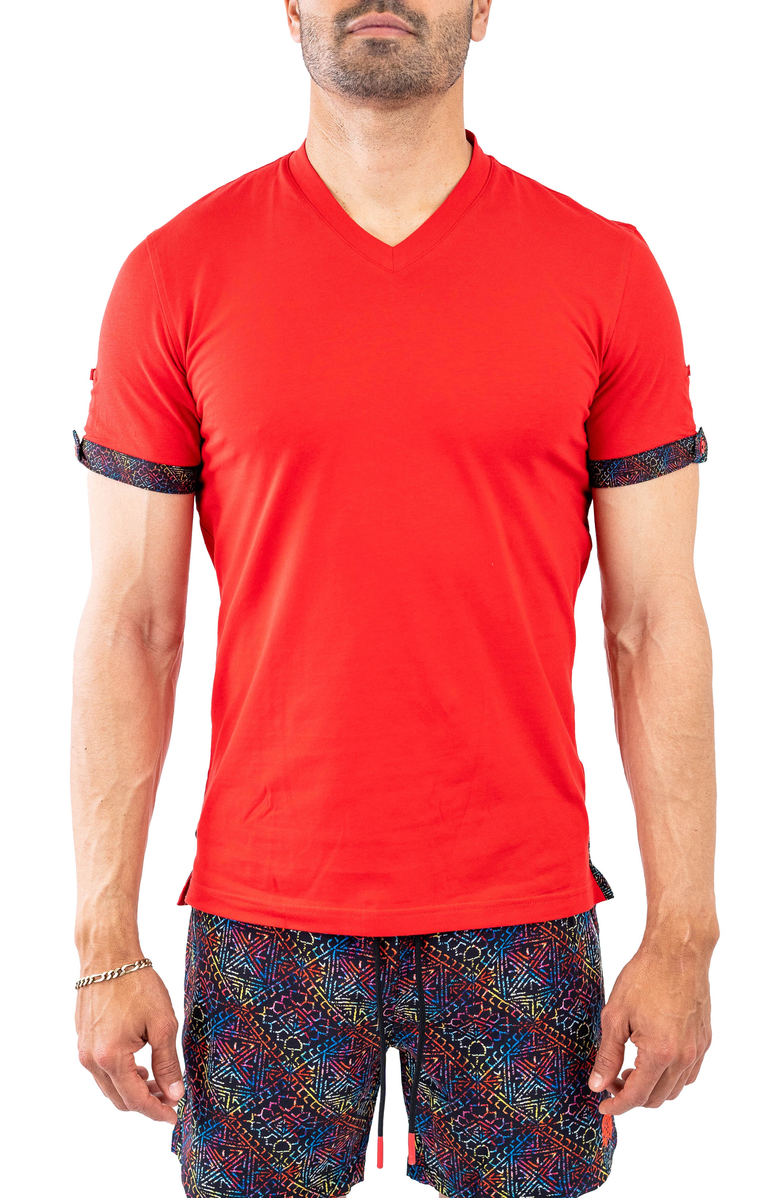 Maceoo Vivaldi V-Neck T-Shirt