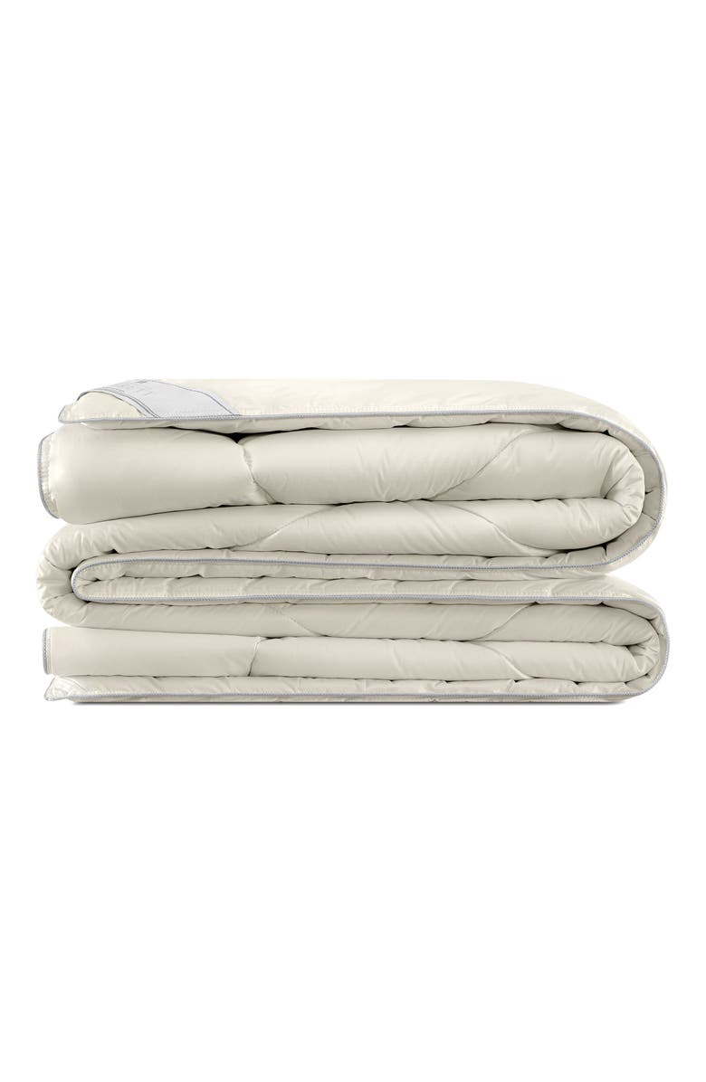 Togas Everett alpaca wool comforter, Alternate, color, White