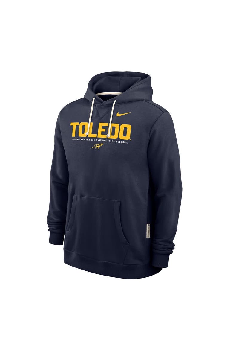 Men's Nike Navy Toledo Rockets 2025 Sideline Dri-FIT Hoodie, Alternate, color, Navy