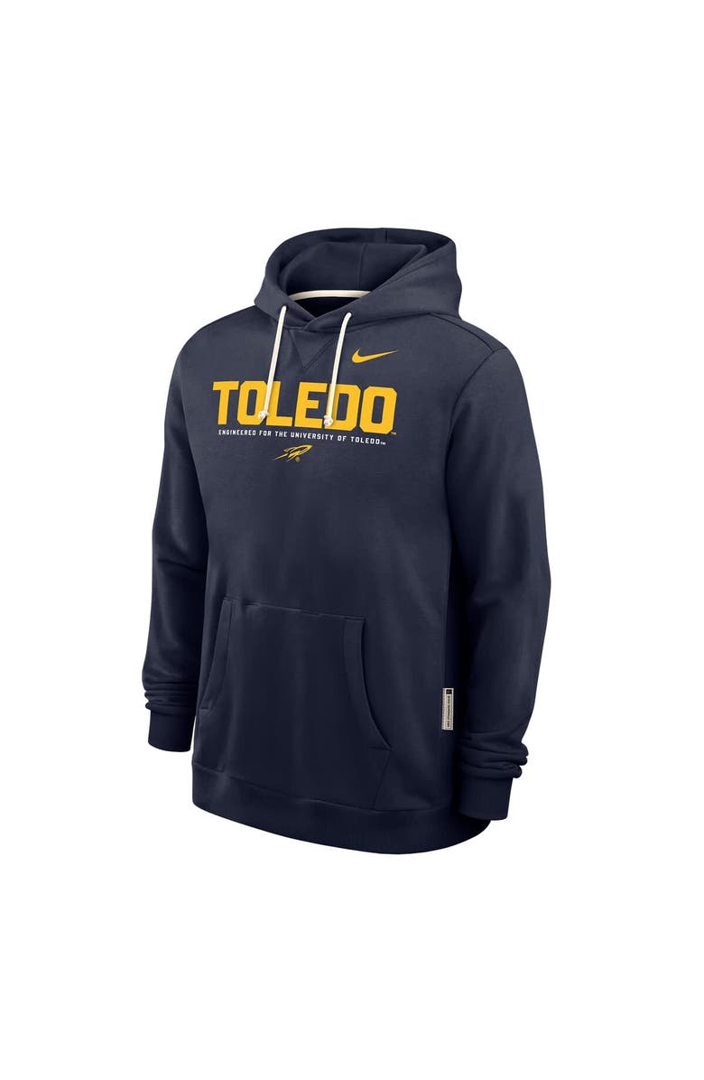 Nike Men's Nike Navy Toledo Rockets 2025 Sideline Dri-FIT Hoodie, Alternate, color, Navy