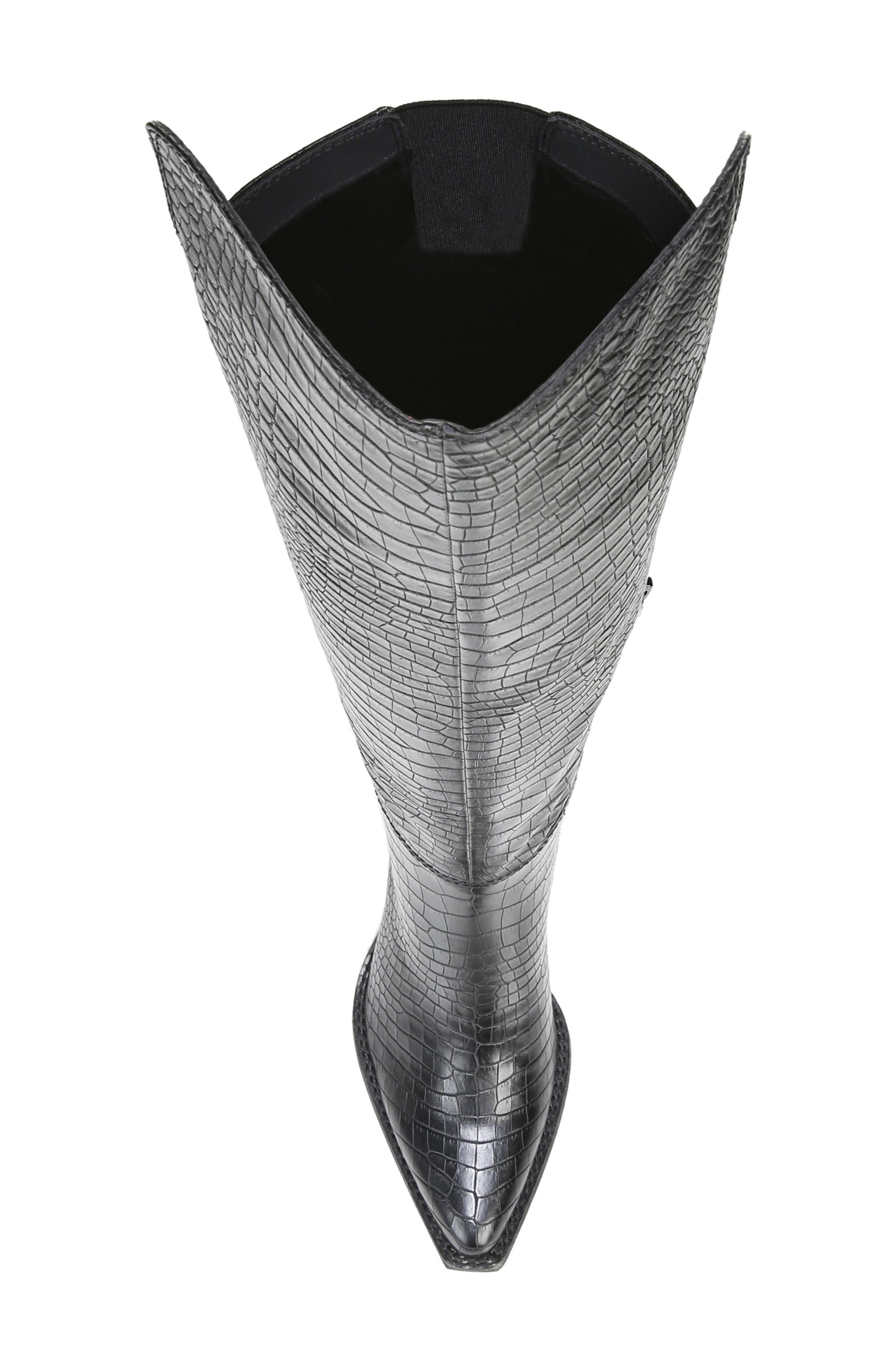 Ronson Knee High Boot, Alternate, color, BLACK