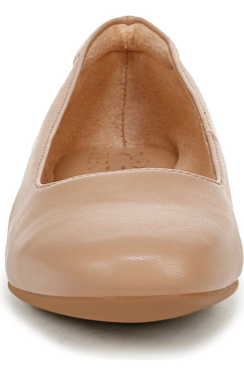 Naturalizer Kari Ballet Flat, Alternate, color, Taupe Faux Leather