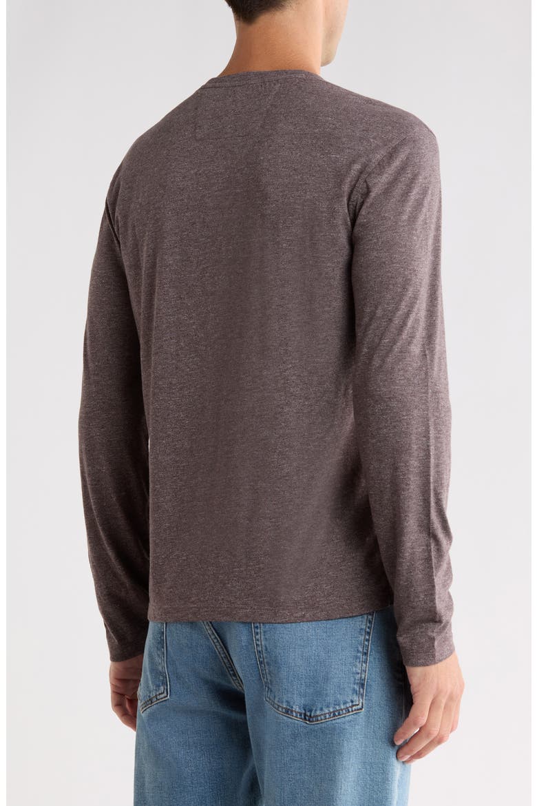 Pierce Long Sleeve Crewneck T-Shirt, Alternate, color, PLUM
