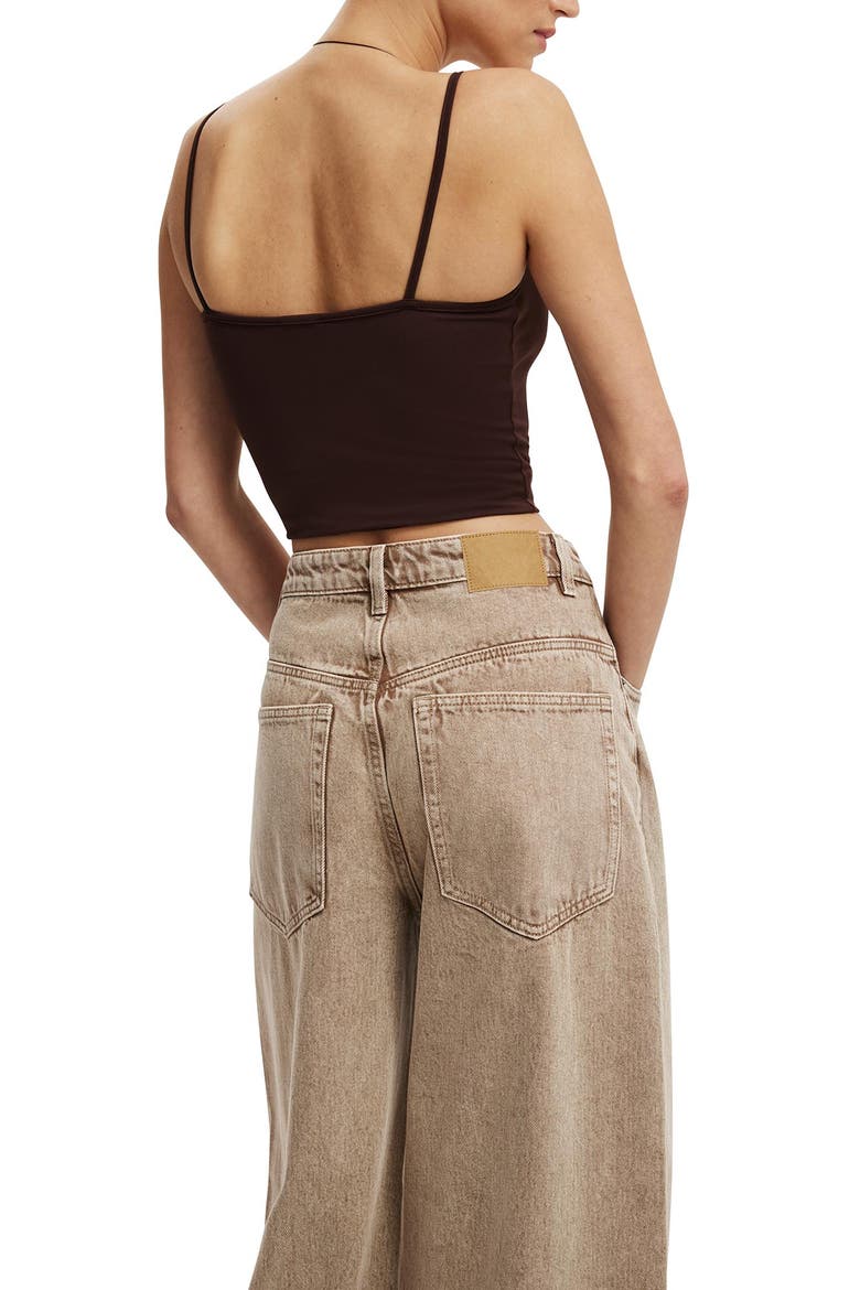 Women's 91 Wide Jean, Alternate, color, Brown Stonewash