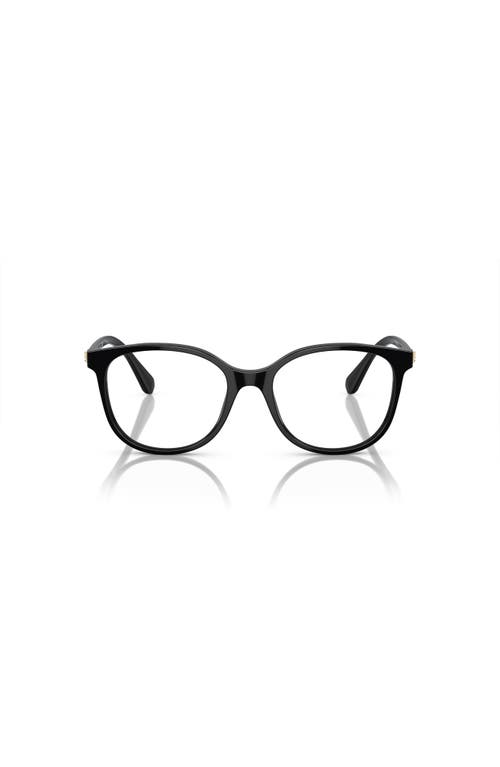 Swarovski Sk 2002 1001 51mm Womens Round Eyeglasses 51mm In Black